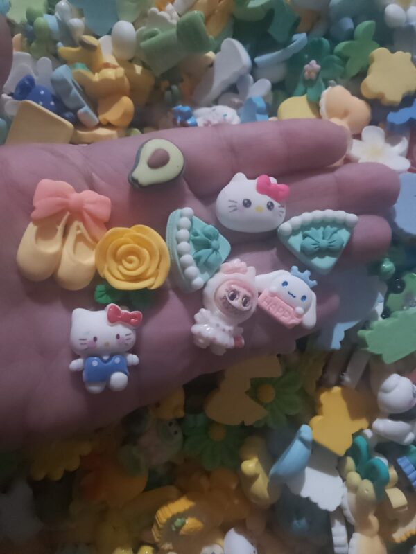Charms. Apliques de resina x 10 unidades