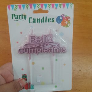 Vela feliz cumpleaños