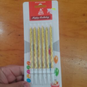 velas largas torneada blister x 6