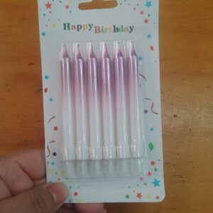 Vela degradé blister x 6