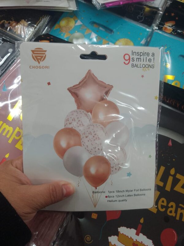IMG-20250724-WA0246 Set x 9 globos estrella