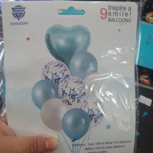 Set x 9 Globos corazón