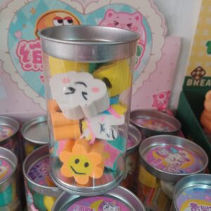 Goma de borrar mini surtido en pote x 10 unidades