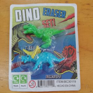 Goma de borrar dinosaurios x 2