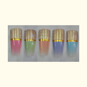 Vasos polipapel x 10 unidades degradé