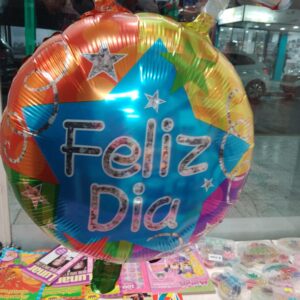 Globo feliz día 45 cm x 5 unidades